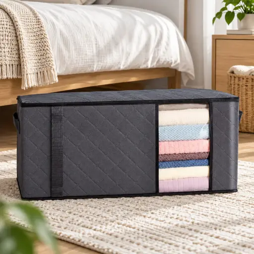 [MH-ORG34] 360 HOME BOX ORGANIZER MULTIUSE 60L QUILT STORAGE BAG