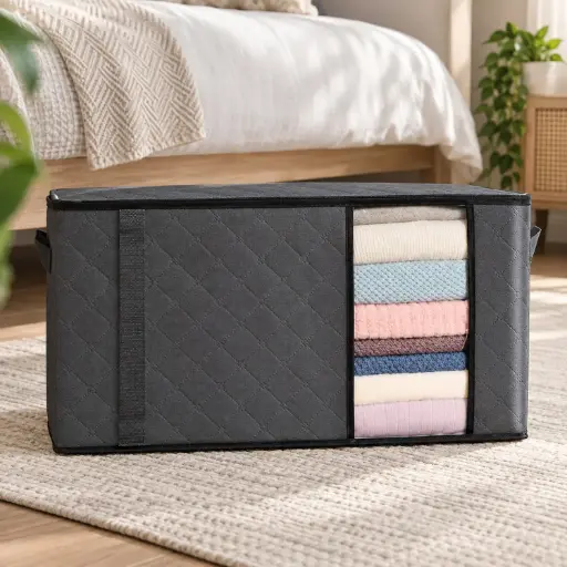 [MH-ORG35] 360 HOME BOX ORGANIZER MULTIUSE 90L QUILT STORAGE BAG