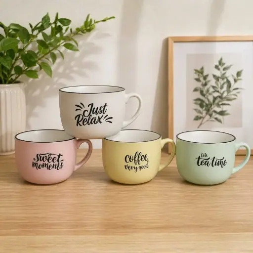 [MK-MUG18] 360 HOME MY KITCHEN COZY DESIGNED MUG 12*8.7 690ML