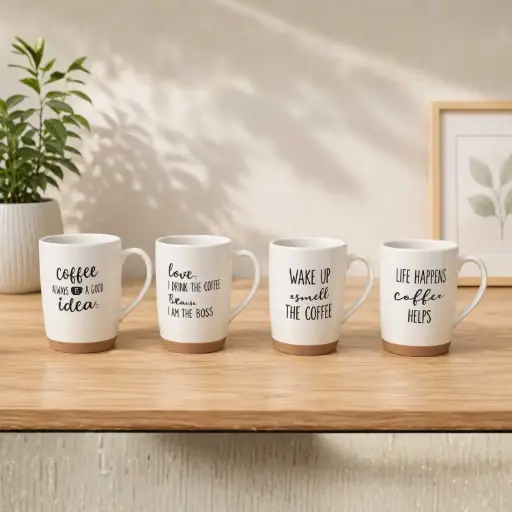 [MK-MUG15] 360 HOME MY KITCHEN COZY DESIGNED MUG 370ML 8.5*9.6