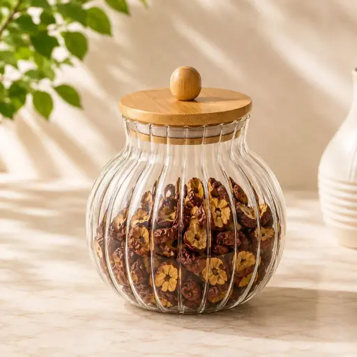 [MK-GLAS26] 360 HOME JAR TG008（1PC/COLOR BOX18PCS/CTN:155MMH:180MMW:891G (18PCS/BOX)