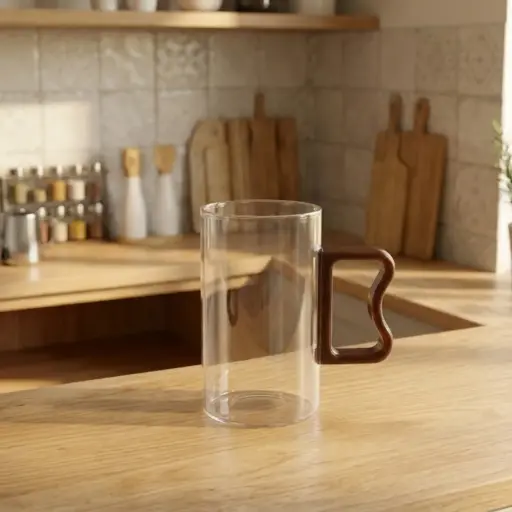 [MK-GLAS29] 360 HOME MUG GLASS DM612（1PC/COLOR BOX 48PCS/CTN) T:108MMH:100MMW:400GV:215ML (48PCS/BOX)