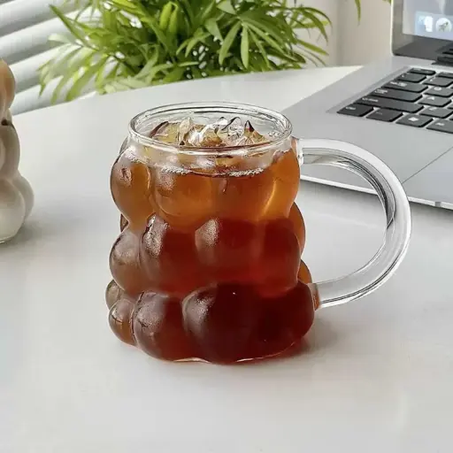 [MK-GLAS32] 360 HOME MUG GLASS PACKAGED IN 6 COLOR BOXES T:66MM B:72MM H:220MM V:410ML  (8PCS/BOX)