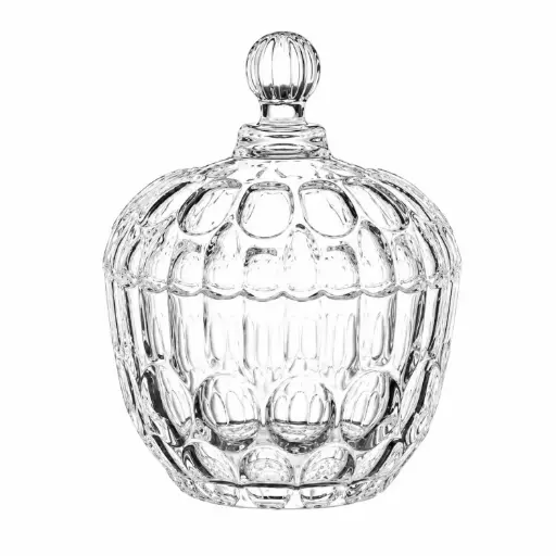 [MK-GLAS37] 360 HOME GLASS CONTAINER PACKAGED IN 6 COLOR BOXES T:49MMB:66MMH:225MMV:175ML  (8PCS/BOX)