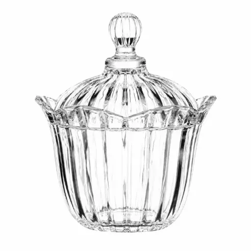 [MK-GLAS38] 360 HOME  GLASS CONTAINER PACKAGED IN 6 COLOR BOXES T:46MM B:73MMH:244MM W:173G V:283ML  (8PCS/BOX)
