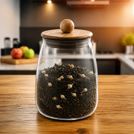[MK-GLAS18] 360 HOME  JAR HIGH BOROSILICATE GLASS WATER CUP  SINGLE WHITE-BOX PACKAGE 430ML (100PCS/BOX)