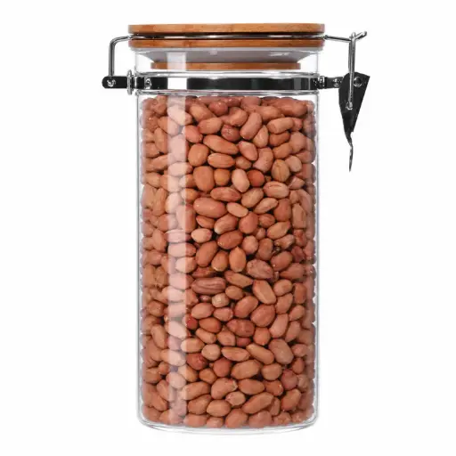 [MK-GLAS12] 360 HOME JAR HIGH-BORON-SILICON STORAGE TANKSINGLE WHITE-BOX PACKAGE 1000ML (60PCS/BOX)