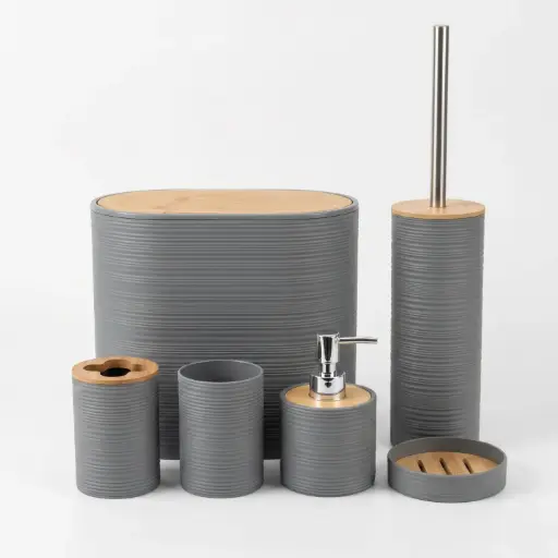 [MY-BFS1] 360 HOME FULL SET PLASTIC AND BAMBOO TC:25.5*16*24.2 LB:8.8*8.8*18.3 MC:7.4*7.4*10.5
SP:10.9*10.9*2.5 TB:9.3*9.3*24.3-39 TH:7.4*7.4*10.9             
