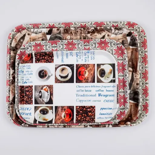 [1418AB] 360 HOME MY KITCHEN PLASTIC TRAY  1418 RECTANGULAR DÉCOR TRAY 35*45CM