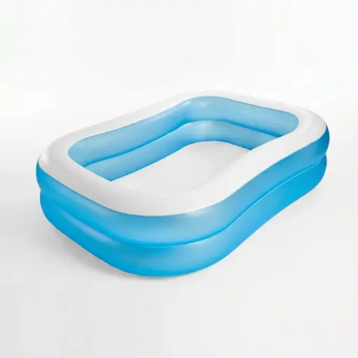 [MH-SI4] 360 HOME SUMMER INFLATABLE OUTDOOR POOL Double-layer rectangular pool 203cmX152cmX48cm
