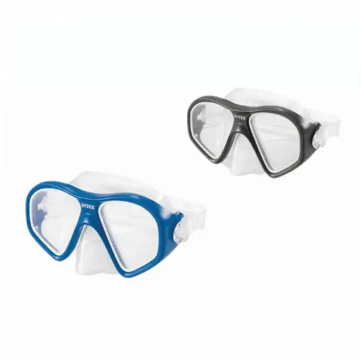 [MH-SI22] 360 HOME SUMMER INFLATABLE SWIMMING GOGGLES Blue/grey mask swimming goggles Ages 14+