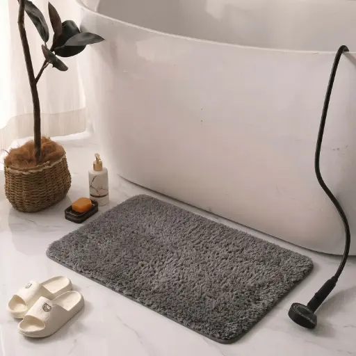 [MH-CAR9] 360 HOME MY HOME MULTI USE CARPET 50*80 ANTRACITE MICROFIBER 1200GSM