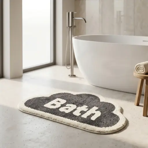 [MH-CAR14] 360 HOME MY BATHROOM BATHMAT  50*80 CASHMERE 