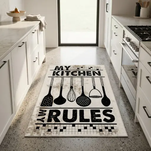 [MH-CAR18] 360 HOME MY KITCHEN CARPET 150*200 CRYSTAL VELVET 