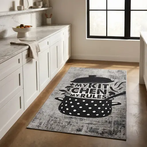 [MH-CAR19] 360 HOME MY KITCHEN CARPET 150*200 CRYSTAL VELVET 