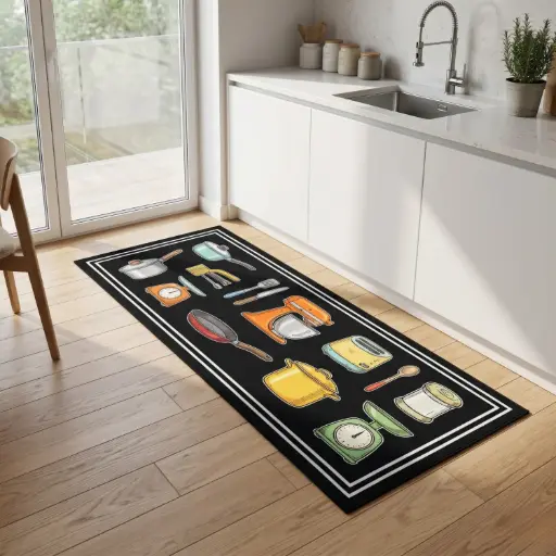 [MH-CAR32] 360 HOME MY KITCHEN CARPET 50*150 CRYSTAL VELVET 