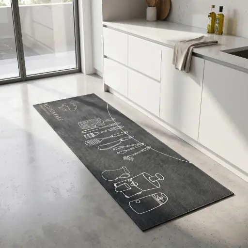 [MH-CAR35] 360 HOME MY KITCHEN CARPET 50*150 CRYSTAL VELVET 