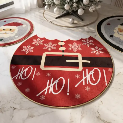 [MH-CAR45] 360 HOME MY HOME CHRISTMAS MULTI USE CARPET 90CM CRYSTAL VELVET 