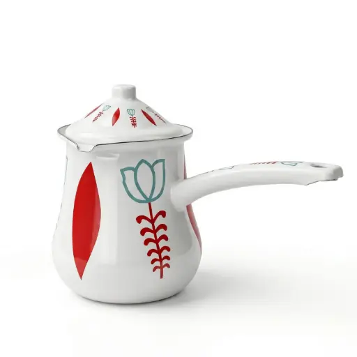 [MK-CPOT2] 360 MY KITCHEN ENAMEL COFFEE POT WITH LID PACK OF 6