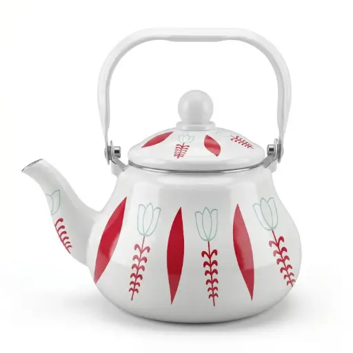 [MK-CPOT7] 360 MY KITCHEN ENAMEL COFFEE POT WITH LID 1.5L