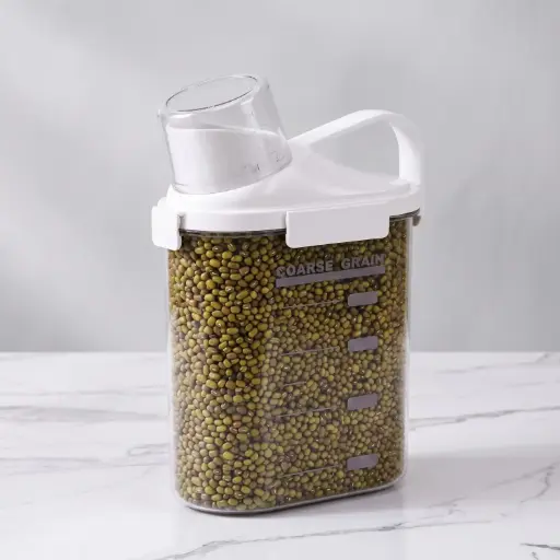 [MK-GS4] 360 HOME MY KITCHEN GRAIN STORAGE SMALL WHITE 10.6*20.1*28.8CM