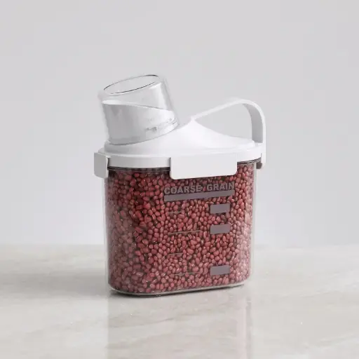 [MK-GS5] 360 HOME MY KITCHEN GRAIN STORAGE MEDIUM WHITE 10.6*20.1*22CM