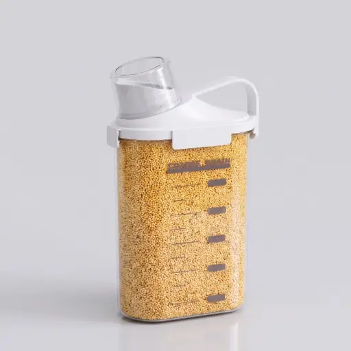 [MK-GS6] 360 HOME MY KITCHEN GRAIN STORAGE LARGE WHITE 10.6*20.1*33.7CM