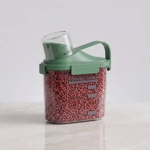 [MK-GS8] 360 HOME MY KITCHEN GRAIN STORAGE MEDIUM MINT GREEN 10.6*20.1*22CM