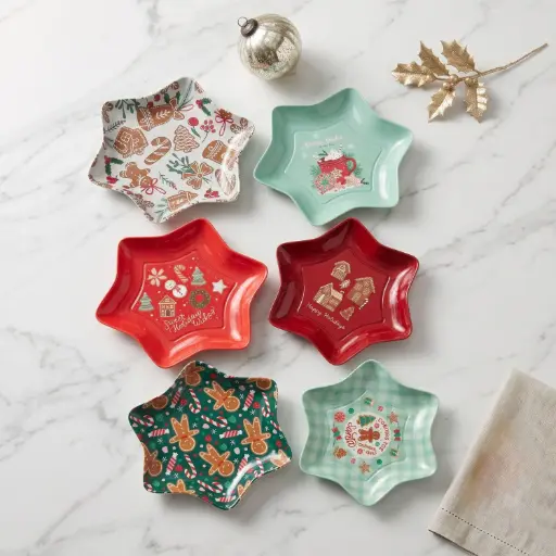 [CH26-IR2] 360 HOME CHRISTMAS IRON TRAY 24.5*24.5*2.5cm