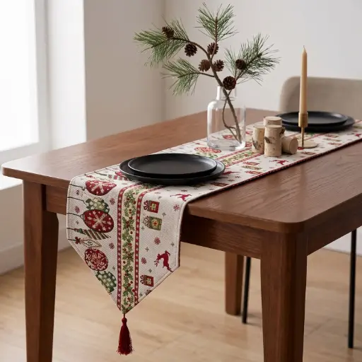 [CH26-AIF17] 360 HOME CHRISTMAS RUNNER DEER MAKING 