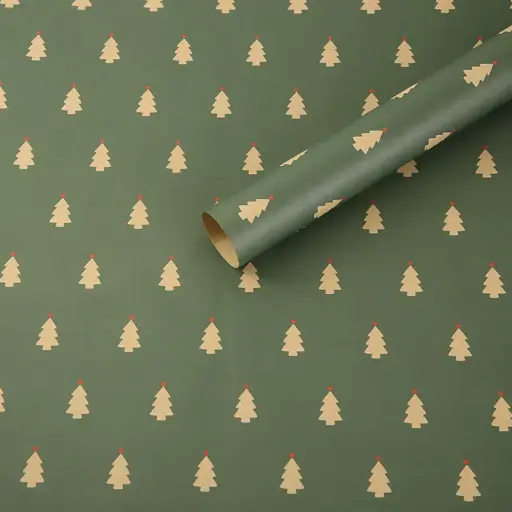 [CH26-AIF29] 360 HOME CHRISTMAS GIFT PAPER WRAPPING GREEN CHRISTMAS TREE 50*70