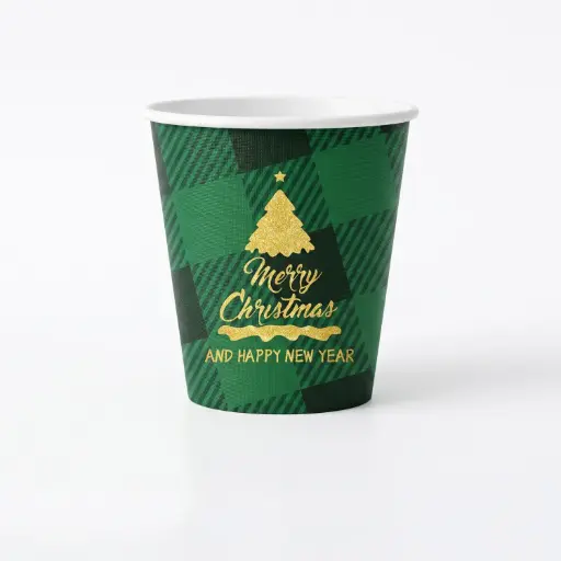 [CH26-AIF62] 360 HOME CHRISTMAS CARTON CUPS PAPER CUP 10PCS 