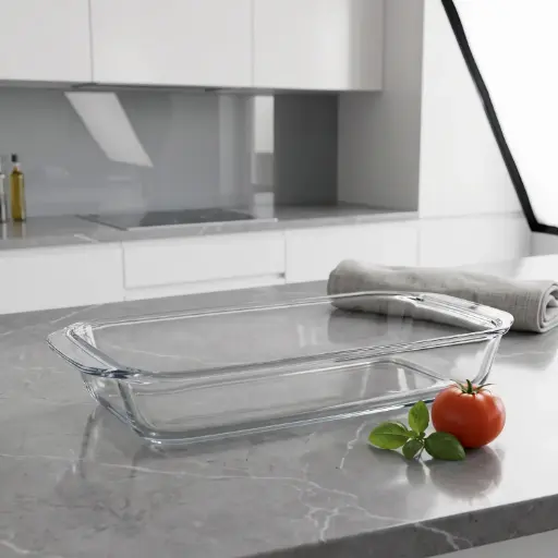 [MK-GLAL9] 360 HOME rectangular glass baking dish 393*236*52mm