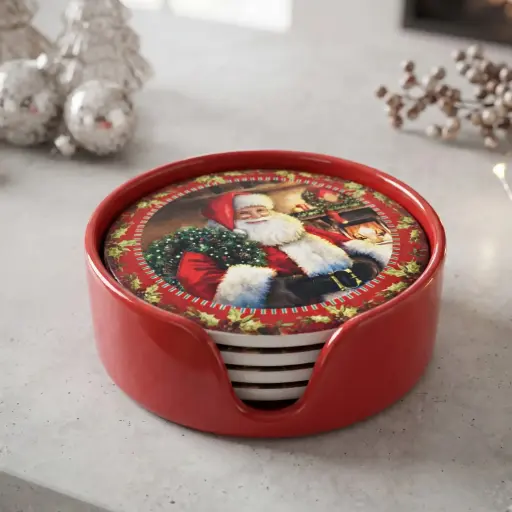 [CH-MYP8] 360 HOME MY HOME CHRISTMAS COASTERS Plastic 