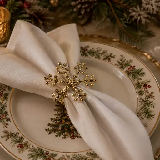 [CH-MYP19] 360 HOME MY HOME CHRISTMAS NAPKIN RING Stainless iron 