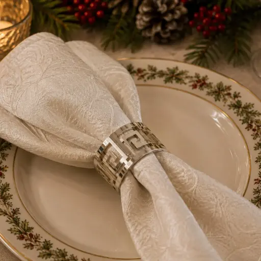 [CH-MYP20] 360 HOME MY HOME CHRISTMAS NAPKIN RING Stainless iron 