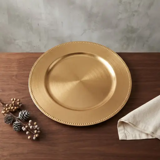 [CH-MYP22] 360 HOME MY HOME CHRISTMAS SHINING PLACEMAT GOLD  