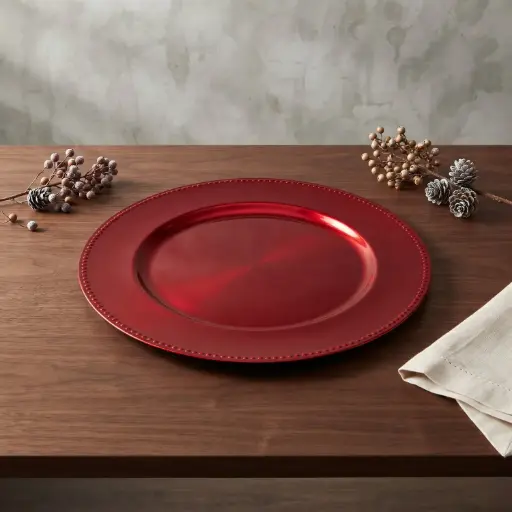 [CH-MYP23] 360 HOME MY HOME CHRISTMAS SHINING PLACEMAT RED  