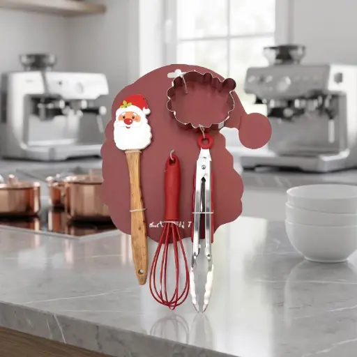 [MK-BTO12] 360 HOME silicone cooking tools with festive holiday designs