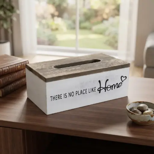 [MH-TB28] 360 HOME TISSUE BOX MDF 24*13.5*9 Each bubble bag contains four pieces in one inner box