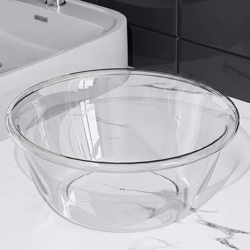 [MK-PB5] 360 HOME CASSEROLE DISHES CLEAR WITH MATCHING GLASS LIDS  45*29.5*16cm PLASTIC