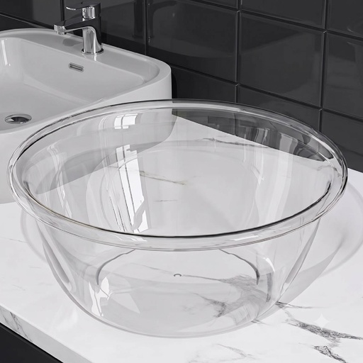 [MK-PB6] 360 HOME CASSEROLE DISHES CLEAR WITH MATCHING GLASS LIDS  55*37*18.5cm PLASTIC