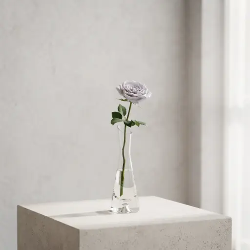 [MH26-V44] 360 HOME MY HOME DECORATIVE GLASS VASE Tall Slim Clear with a slightly flared rim 3.5*20cm transparent