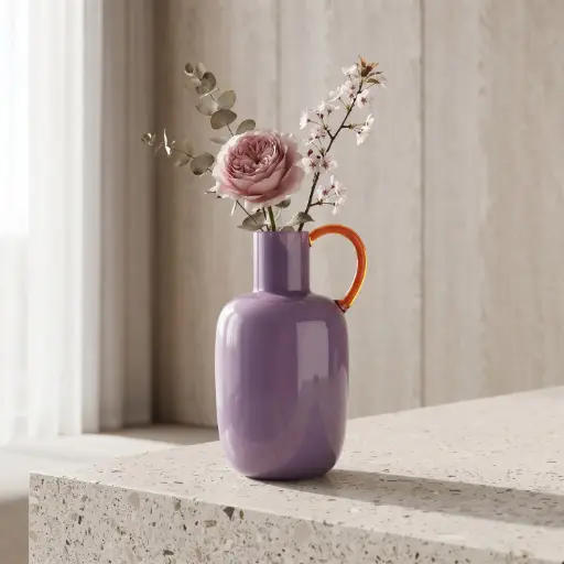 [MH26-V133] 360 HOME MY HOME DECORATIVE GLASS VASE 16.5*32.5cm