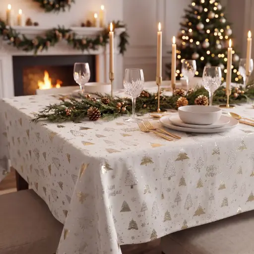 [TCC-3] 360 HOME CHRISTMAS TABLE COVER 140*235CM