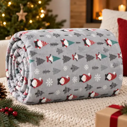 [MT26-66CH5] 360 HOME CHRISTMAS BLANKET 150*200