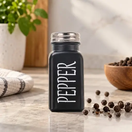 [MK-MKI11] 360 HOME MY KITCHEN PEPPER SHAKER 3.5X9CM GLASS