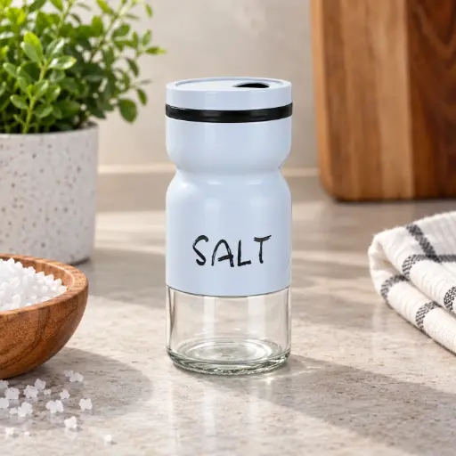 [MK-MKI13] 360 HOME MY KITCHEN SALT SHAKER 5X10CM GLASS