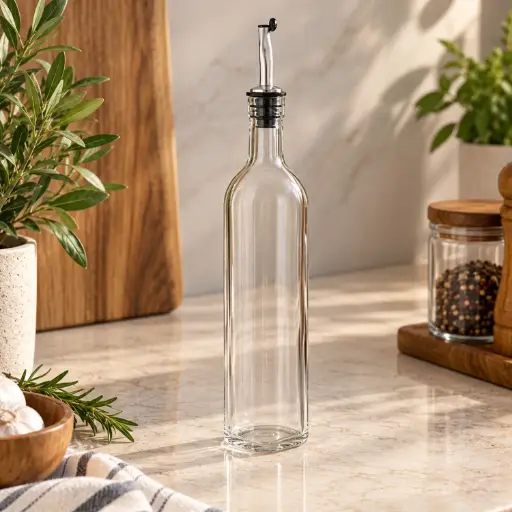 [MK-MKI52] 360 HOME MY KITCHEN GLASS OIL & VINEGAR DISPENSER BOTTLE 32.3X5.5X5.7CM